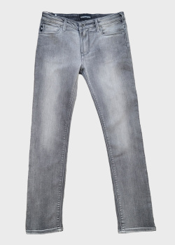 Детские джинсы Emporio Armani серого цвета, фото