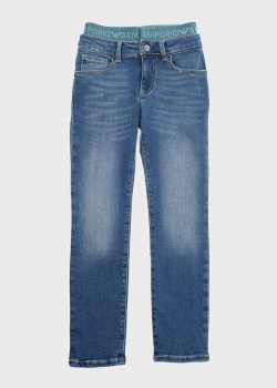Сині джинси Emporio Armani для хлопчиків, фото