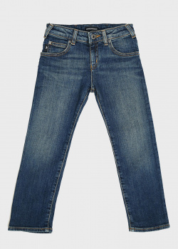 Детские джинсы Emporio Armani синего цвета, фото