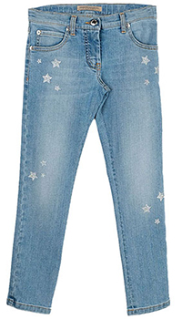 Сині джинси Ermanno Scervino для дівчинки, фото