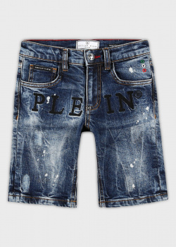 Джинсовые шорты Philipp Plein для детей, фото