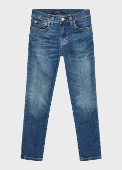 Дитячі джинси Polo Ralph Lauren синього кольору, фото