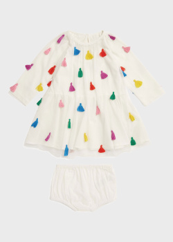 Белое платье Stella McCartney для детей, фото
