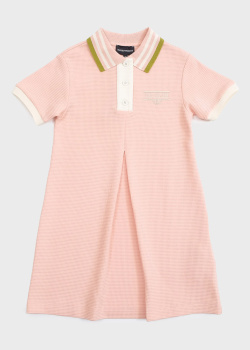 Розовое платье Emporio Armani для девочек, фото