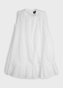Біла сукня Emporio Armani для дівчаток, фото