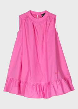 Рожева сукня Emporio Armani для дівчаток, фото