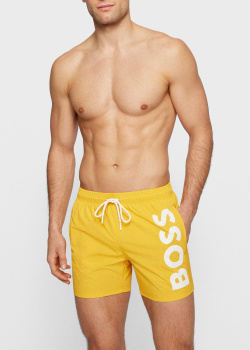 Жовті шорти Hugo Boss для плавання, фото