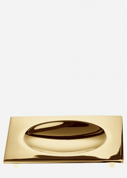Мильниця Decor Walther Cube золотистого кольору, фото