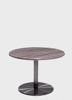 Кофейный круглый стол PRESTOL Оникс на ножке, фото