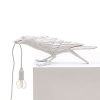 Світильник Seletti Bird Lamp білого кольору, фото