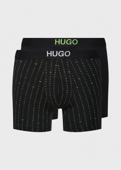Чорні боксери Hugo Boss Hugo з еластичної бавовни 2шт, фото