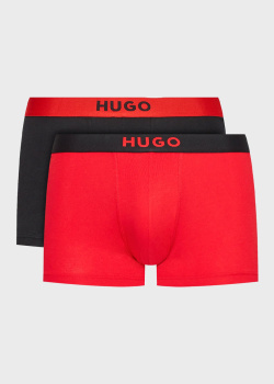Набір трусів Hugo Boss Hugo чорного та червоного кольору, фото