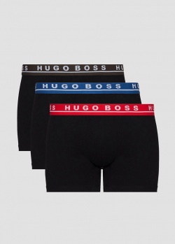 Набор боксеров Hugo Boss черного цвета 3шт, фото