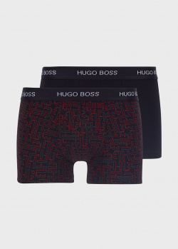 Набір із двох боксерів Hugo Boss чорного кольору 2шт, фото