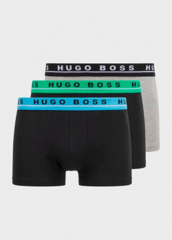 Набор боксеров Hugo Boss 3шт из смесового хлопка, фото