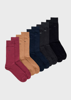 Набір шкарпеток Hugo Boss 5шт різних кольорів, фото