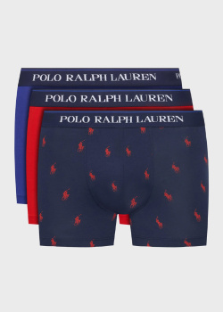 Труси-боксери Polo Ralph Lauren 3шт різних кольорів, фото