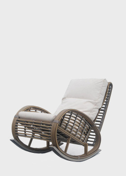 Плетеное кресло-качалка Skyline Design Taurus Kubu Mushroom для сада, фото