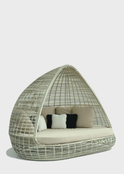 Белый лаунж-диван с навесом Skyline Design Shade, фото