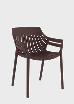 Крісло Vondom Spritz коричневого кольору, фото