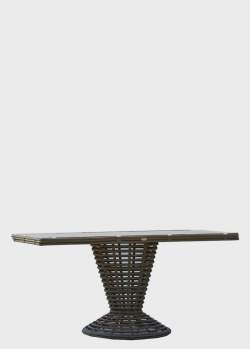 Обеденный стол Skyline Design Spartan со стеклянной столешницей, фото