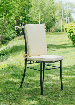 Черный стул Villa Grazia с высокой спинкой, фото