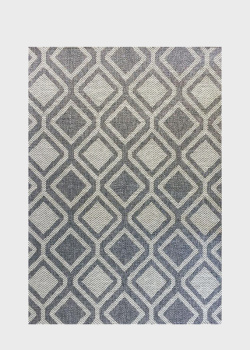 Килим сірого кольору SL Carpet Sea 200х300см з орнаментом (вулиця, будинок), фото
