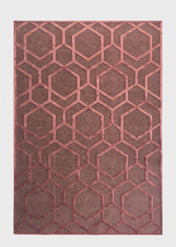 Бордовый ковер SL Carpet Farashe с орнаментом (для дома) 160х230см, фото