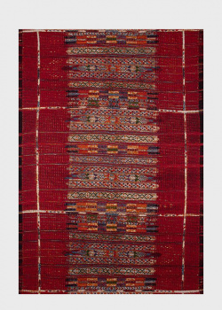 Червоний килим SL Carpet Afrika з етнічним орнаментом (вулиця, будинок) 160х230см, фото