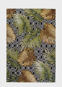 Килим SL Carpet Jungle з рослинним малюнком (вулиця, будинок) 133х190см, фото