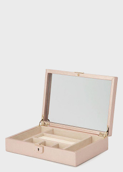 Скринька для прикрас Wolf 1834 Palermo ніжно-рожевого кольору, фото