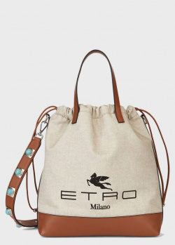 Сумка-мешок Etro со съемным ремнем, фото