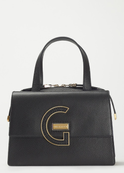 Чорна сумка Gironacci з брендовим декором, фото