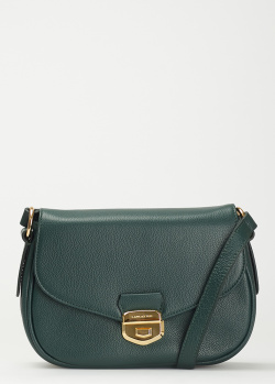 Зелена сумка Lancaster Foulonne Milano із золотистою фурнітурою, фото