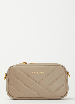 Прямокутна сумка Lancaster Soft Matelasse бежевого кольору, фото