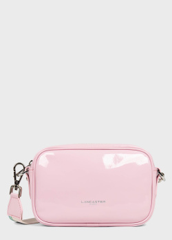 Рожева сумка Lancaster Vernis Firenze через плече, фото