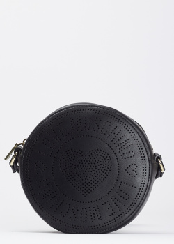 Чорна сумка Love Moschino круглої форми, фото