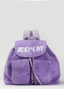 Фіолетовий рюкзак Iceberg Ice Play з накладними кишенями, фото