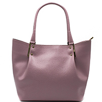 Рожева сумка Ripani Delizia зі шкіри з тисненням сап'яно, фото
