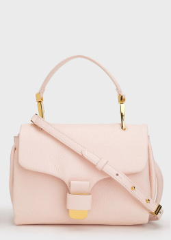 Светло-розовая сумка Coccinelle Firenze со съемным ремнем, фото