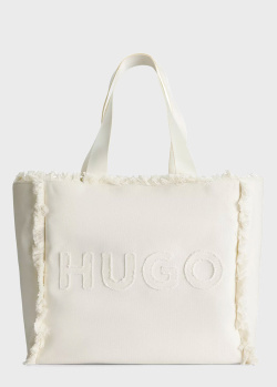 Сумка-шоппер Hugo Boss Hugo з бахромою, фото