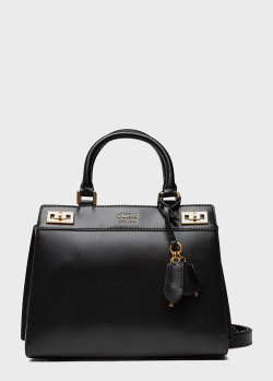 Чорна сумка Guess Katey Luxury трапецієподібної форми, фото