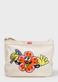Текстильная сумка Kenzo с рисунком, фото