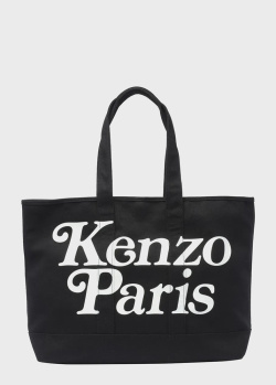 Сумка-шоппер Kenzo з фірмовим написом, фото