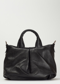 Чорна сумка Renato Angi з об'ємним ланцюгом, фото