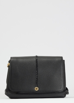 Черная сумка Marina Creazioni из зернистой кожи, фото
