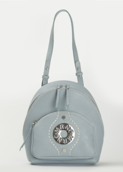 Рюкзак Marina Creazioni зі шкіри блакитного кольору, фото