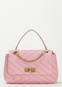 Розовая сумка Marina Creazioni на цепочке, фото