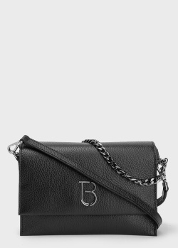 Чорна сумка Tosca Blu із зернистої шкіри, фото