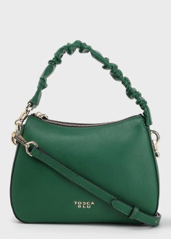 Зелена сумка Tosca Blu із жатою ручкою, фото